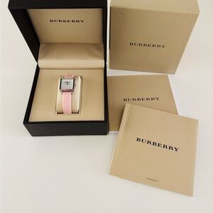 Burberry Watch Leather Band Swiss Made